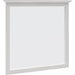 Modus Furniture Grace Wall or Dresser Mirror in Snowfall White 655450408465 PNRA83 Image 1