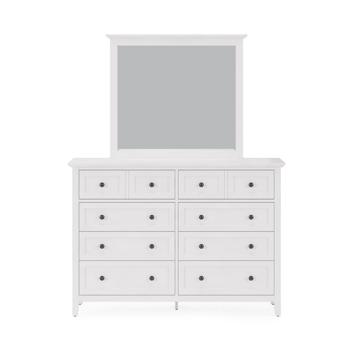 Modus Grace Wall or Dresser Mirror in Snowfall White Image 3