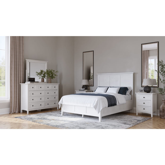 Modus Grace Wall or Dresser Mirror in Snowfall White Image 8