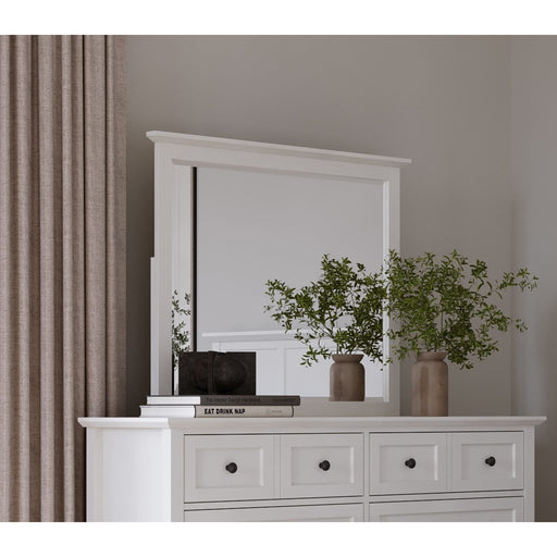 Modus Grace Wall or Dresser Mirror in Snowfall White Main Image
