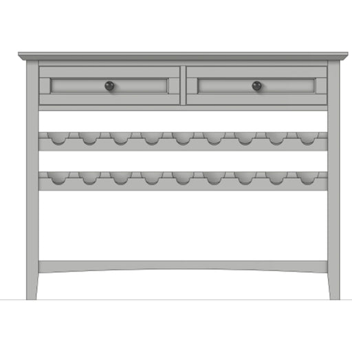 Modus Furniture Grace Wine Server  El Gry 655450519406 PNKG79 Main Image
