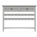 Modus Furniture Grace Wine Server  El Gry 655450519406 PNKG79 Main Image