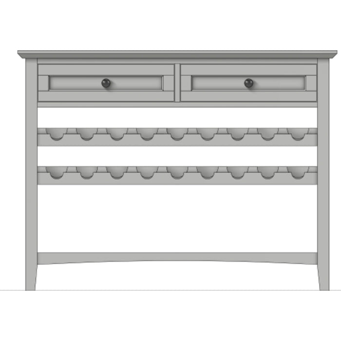 Modus Furniture Grace Wine Server  El Gry 655450519406 PNKG79 Main Image