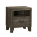 Modus Hadley One-Drawer Nightstand in OnyxImage 3