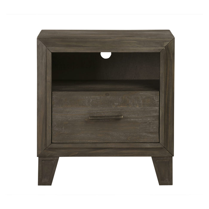 Modus Hadley One-Drawer Nightstand in OnyxImage 4