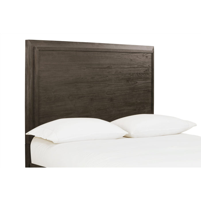 Modus Hadley Solid Wood Panel Bed in OnyxImage 6