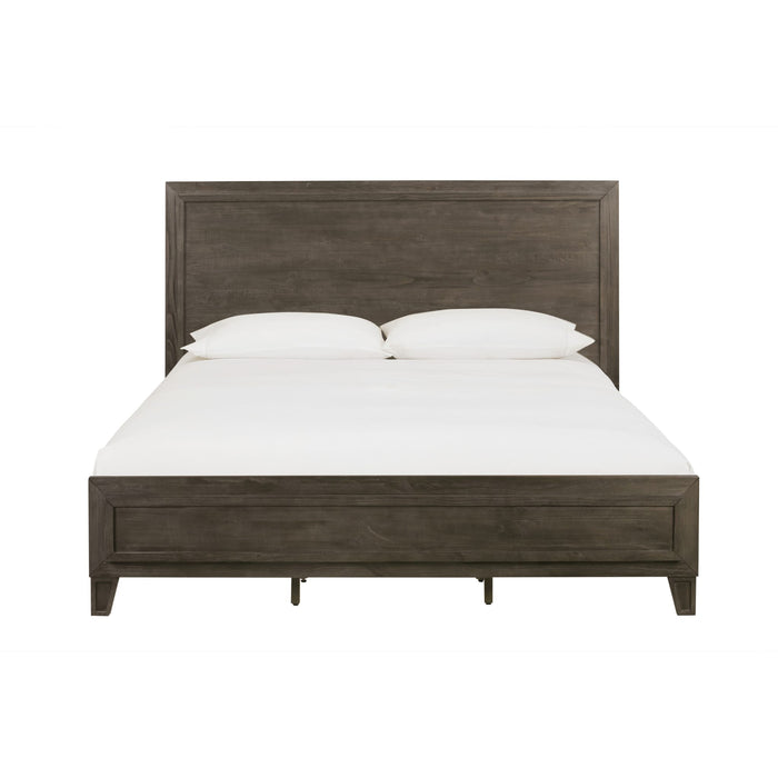 Modus Hadley Solid Wood Panel Bed in OnyxImage 4