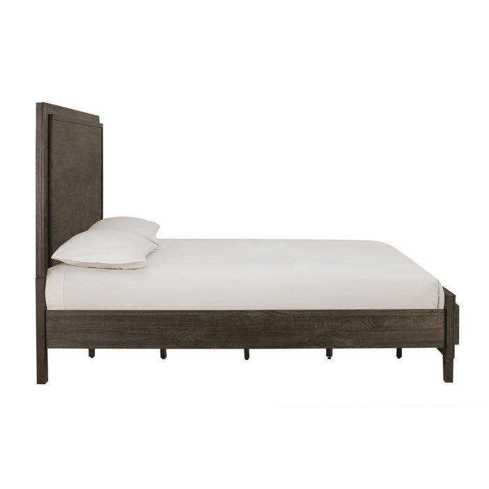 Modus Hadley Solid Wood Panel Bed in OnyxImage 5