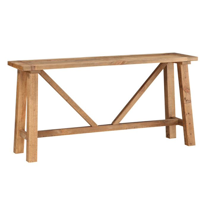 Modus Harby Reclaimed Wood Console Table in Rustic Tawny Image 2