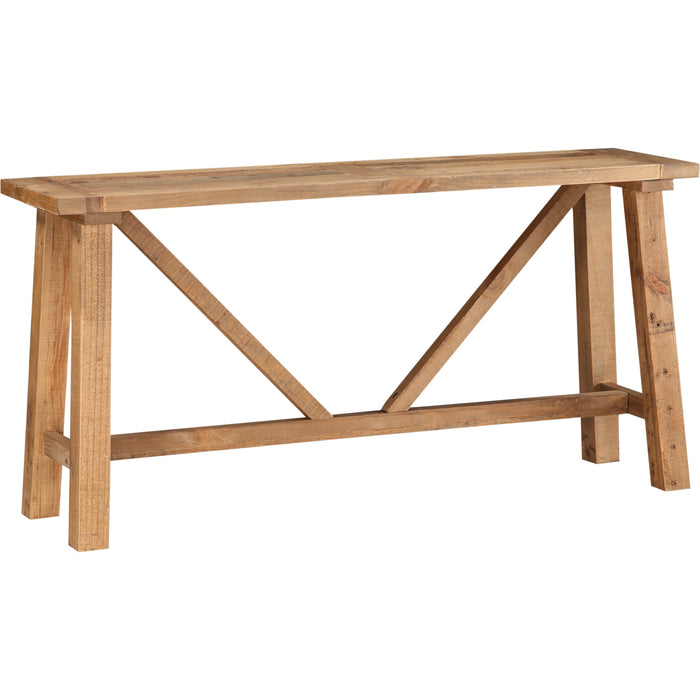 Modus Furniture Harby Reclaimed Wood Console Table in Rustic Tawny 655450170676 8W6823 Image 2