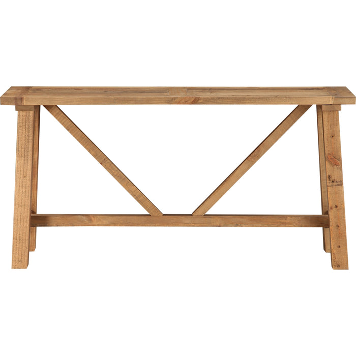 Modus Furniture Harby Reclaimed Wood Console Table in Rustic Tawny 655450170676 8W6823 Image 3