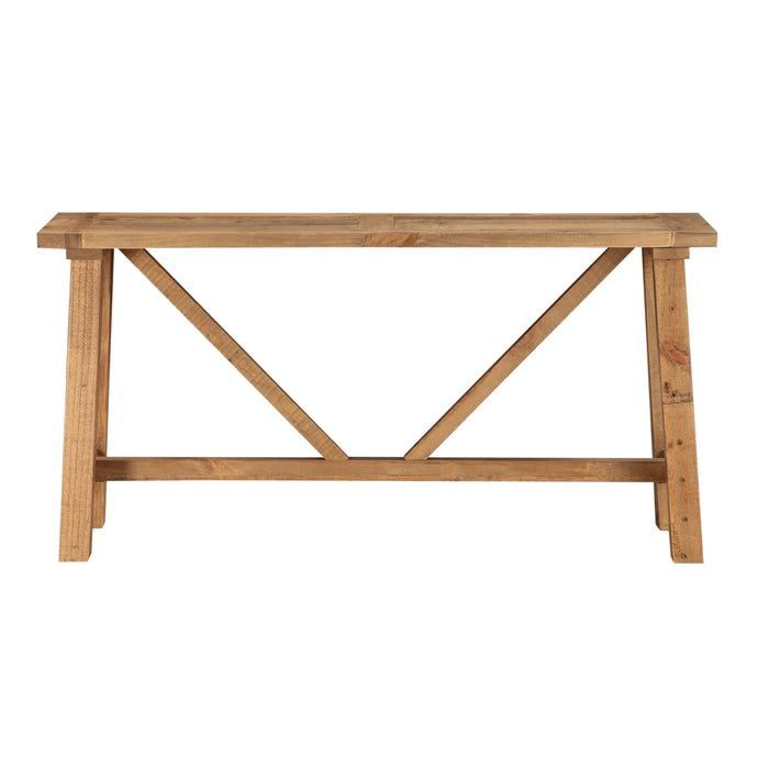 Modus Harby Reclaimed Wood Console Table in Rustic Tawny Image 3