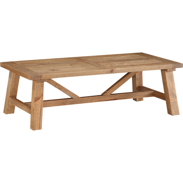 Modus Furniture Harby Reclaimed Wood Rectangular Coffee Table in Rustic Tawny 655450170690 8W6821 Image 2