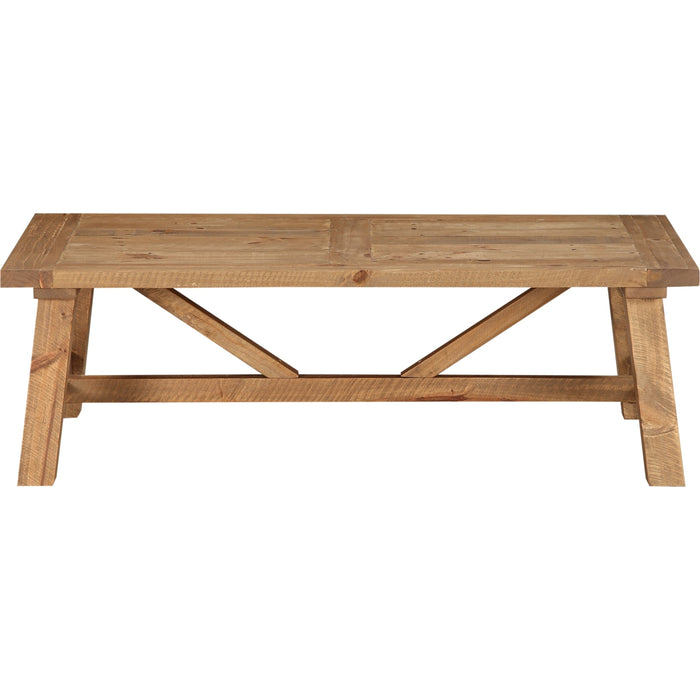 Modus Furniture Harby Reclaimed Wood Rectangular Coffee Table in Rustic Tawny 655450170690 8W6821 Image 3