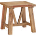 Modus Furniture Harby Reclaimed Wood Square Side Table in Rustic Tawny 655450170683 8W6822 Image 2