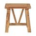 Modus Harby Reclaimed Wood Square Side Table in Rustic Tawny Image 3