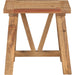 Modus Furniture Harby Reclaimed Wood Square Side Table in Rustic Tawny 655450170683 8W6822 Image 3