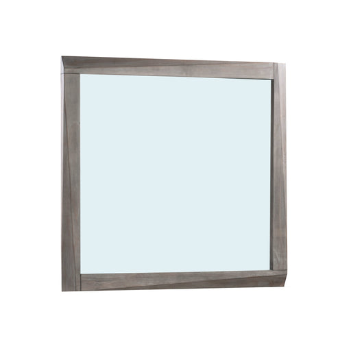 Modus Hearst Solid Wood Beveled Glass Mirror in Sahara Tan Image 1