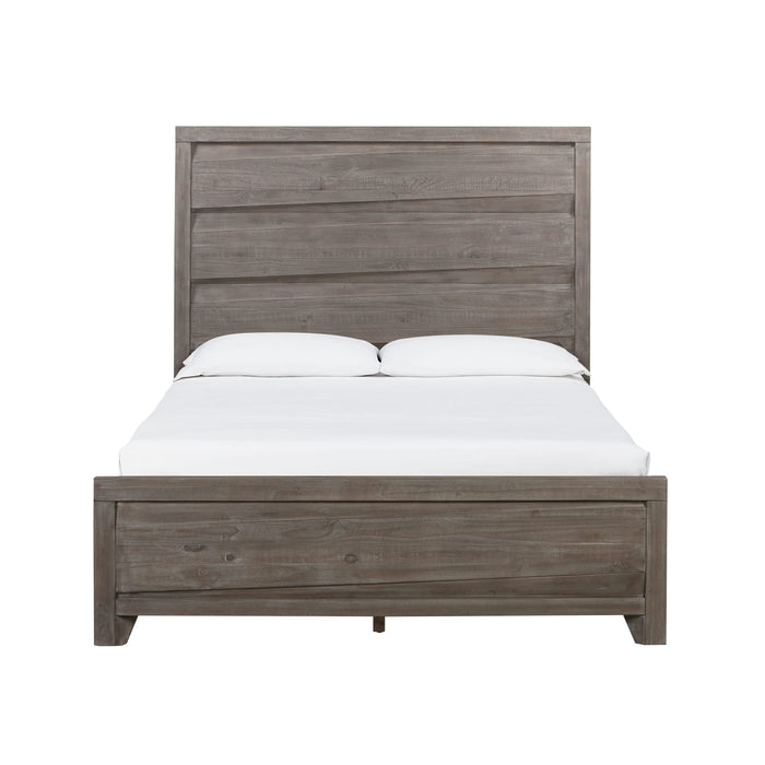 Modus Hearst Solid Wood Panel Bed in Sahara TanImage 5