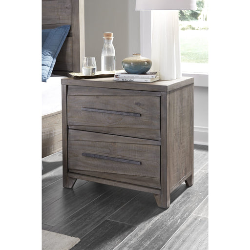 Modus Hearst Solid Wood Two Drawer Nighstand in Sahara Tan Main Image
