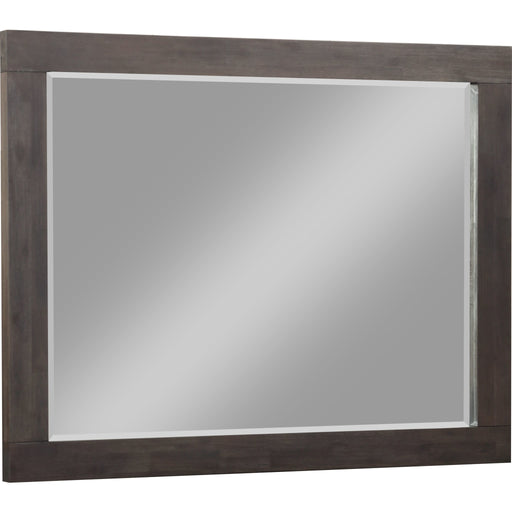 Modus Furniture Heath Beveled Glass Mirror in Basalt Grey 655450199646 3H5783 Image 1