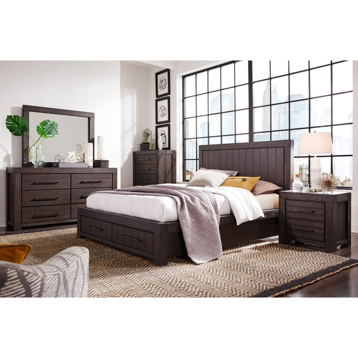 Modus Furniture Heath Five Drawer Chest in Basalt Grey (2024) 655450432347 3H5784A Image 1