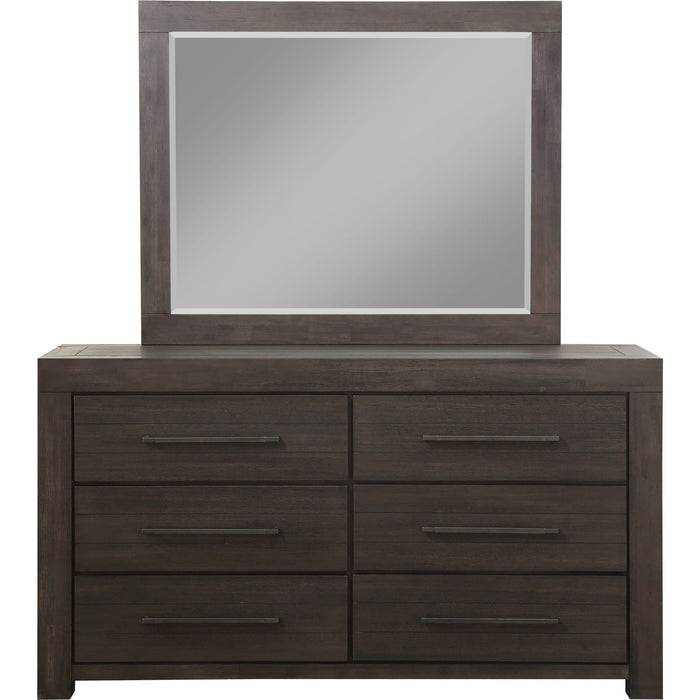 Modus Furniture Heath Six Drawer Dresser in Basalt Grey (2024) 655450432330 3H5782A Image 2