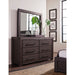 Modus Furniture Heath Six Drawer Dresser in Basalt Grey (2024) 655450432330 3H5782A Main Image
