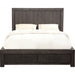 Modus Furniture Heath Two Drawer Wood Storage Bed in Basalt Grey  3H57D  Image 6