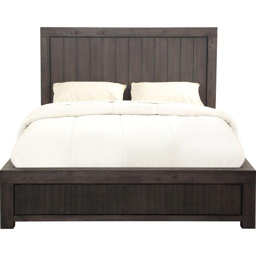 Modus Furniture Heath Wood Platform Bed in Basalt Grey  3H57F  Image 1