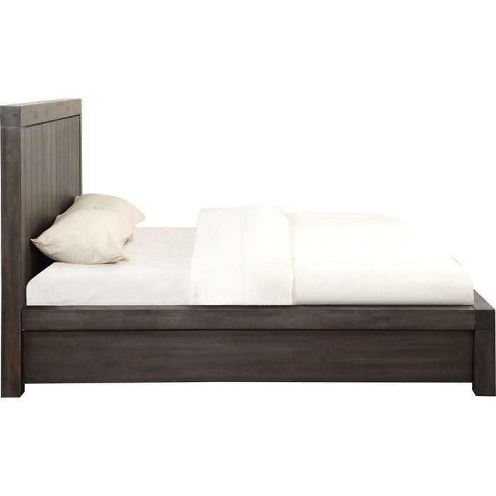 Modus Furniture Heath Wood Platform Bed in Basalt Grey  3H57F  Image 2