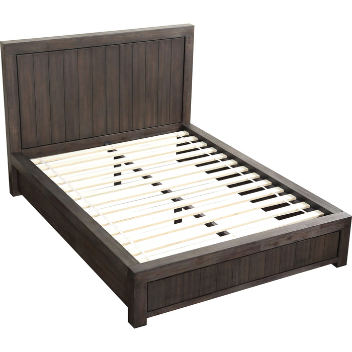 Modus Furniture Heath Wood Platform Bed in Basalt Grey  3H57F  Image 3