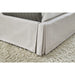 Modus Hera Skirted Footboard Storage Panel Bed in Oatmeal Image 2