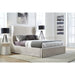 Modus Hera Upholstered Skirted Panel Bed in OatmealMain Image