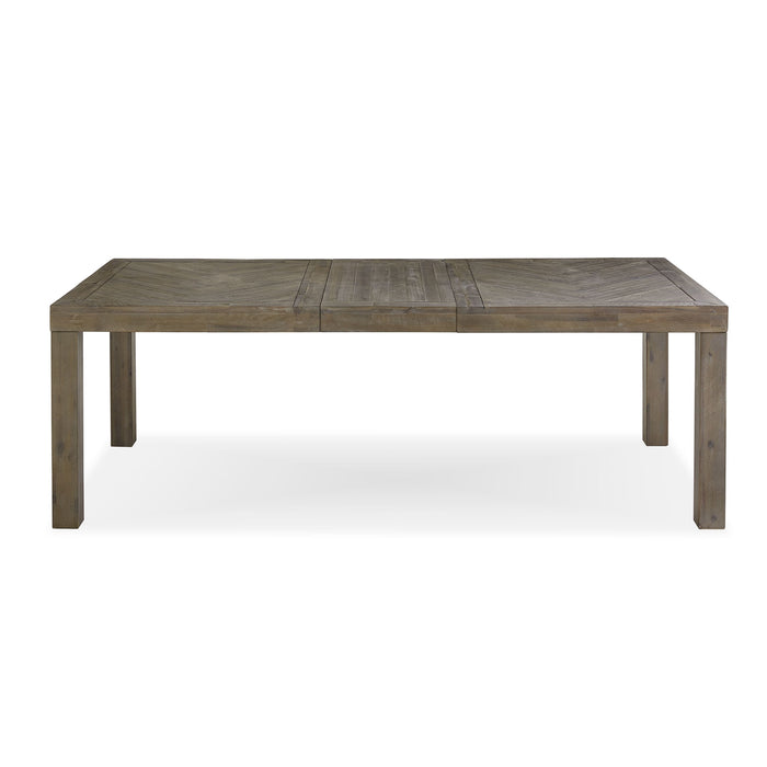 Modus Herringbone Extension Table in Rustic LatteImage 12