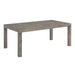 Modus Herringbone Solid Wood Rectangular Dining Table in Rustic LatteImage 3