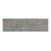 Modus Herringbone Solid Wood Two Drawer Console in Rustic Latte Image 4