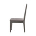 Modus Herringbone Solid Wood Upholstered Dining Chair in Rustic LatteImage 3