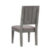 Modus Herringbone Solid Wood Upholstered Dining Chair in Rustic Latte Image 4