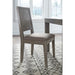 Modus Furniture Herringbone Solid Wood Upholstered Dining Chair in Rustic Latte 655450255595 5QS363B Main Image