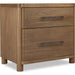 Modus Furniture Hollis 2 Drw NS wCM  Cbn Glw 655450496905 WC2D81B Image 1