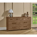 Modus Furniture Hollis 8 Drw Dresser  Cbn Glw 655450496912 WC2D82 Main Image