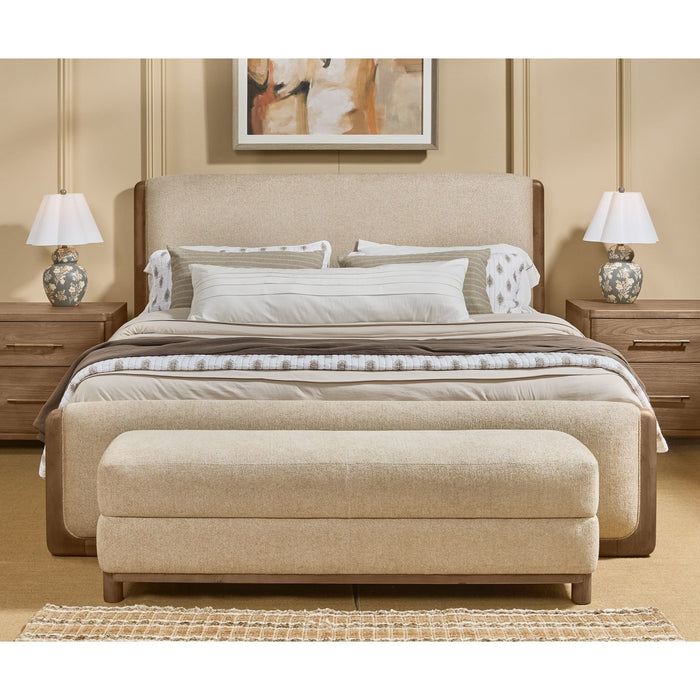 Modus Furniture Hollis WdUph Bnch  SwtC Glw 655450496974 WC2D88 Image 3