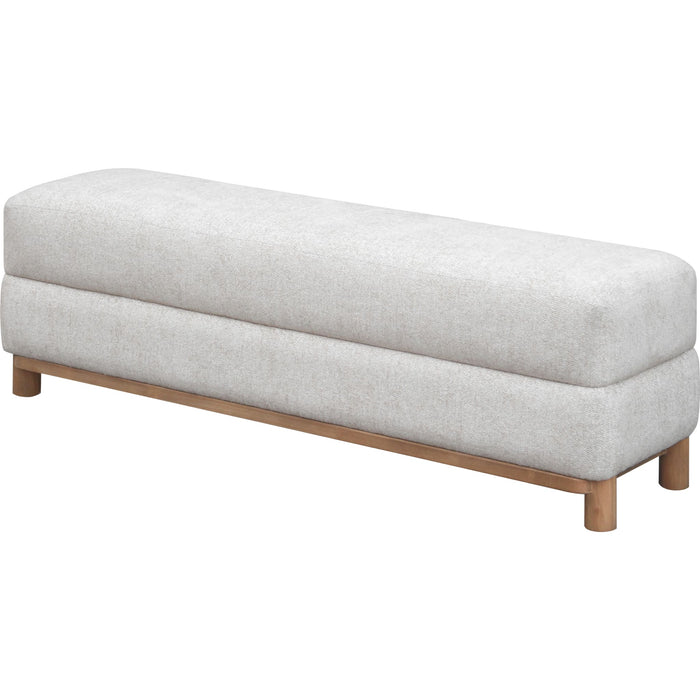 Modus Furniture Hollis WdUph Bnch  SwtC Glw 655450496974 WC2D88 Main Image