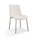 Modus Jade Upholstered Dining Chair in Cottage Cheese Boucle and Brushed Nickel MetalImage 1