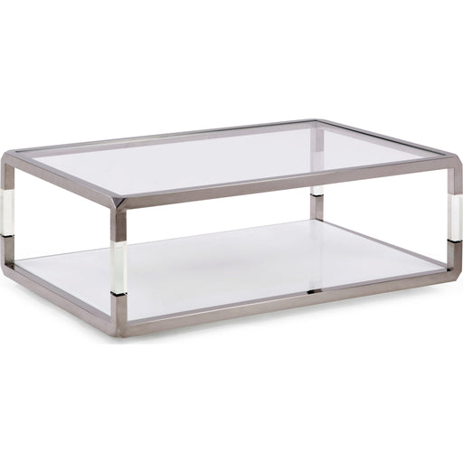 Modus Furniture Jasper Coffee Table in AcrylicWhite GlassPSS 655450307249 8YW421 Image 3
