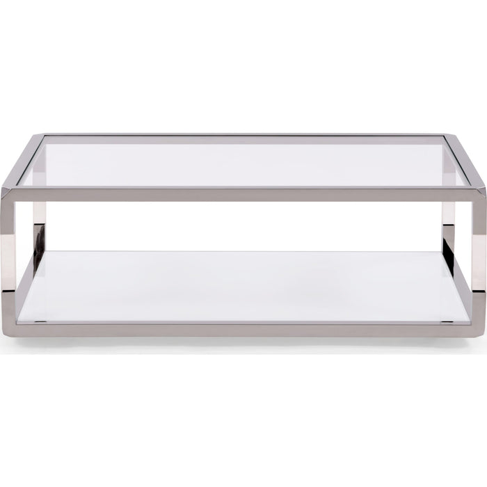Modus Furniture Jasper Coffee Table in AcrylicWhite GlassPSS 655450307249 8YW421 Image 4