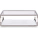 Modus Furniture Jasper Coffee Table in AcrylicWhite GlassPSS 655450307249 8YW421 Image 4