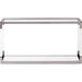 Modus Furniture Jasper Console Table in AcrylicWhite GlassPSS 655450307331 8YW423 Image 4