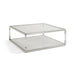 Modus Jasper Square Coffee Table in Acrylic/White Glass/PSS Image 3